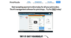 Desktop Screenshot of printmissile.com
